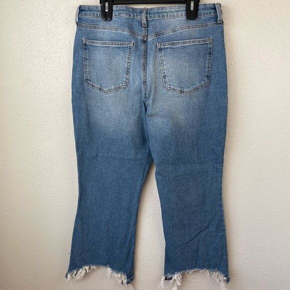 NWT No Boundaries High Rise Cropped Flare Jeans Size 17 - Picture 5 of 6
